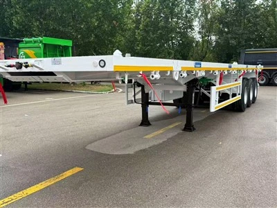 Trailer Semi Flatbed 3 gandar