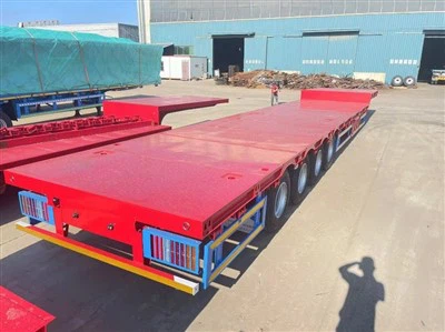 Trailer flatbed gooseneck tinggi