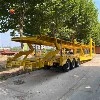Trailer Semi-Pengangkut Kendaraan Dek Ganda Hidraulik