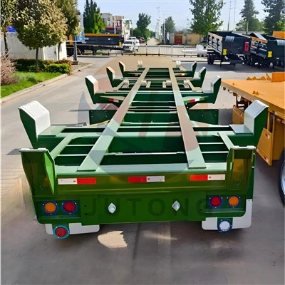 Trailer Semi-Kerangka Kontainer Gandar JUTONG